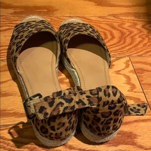 Cheetah print sandals